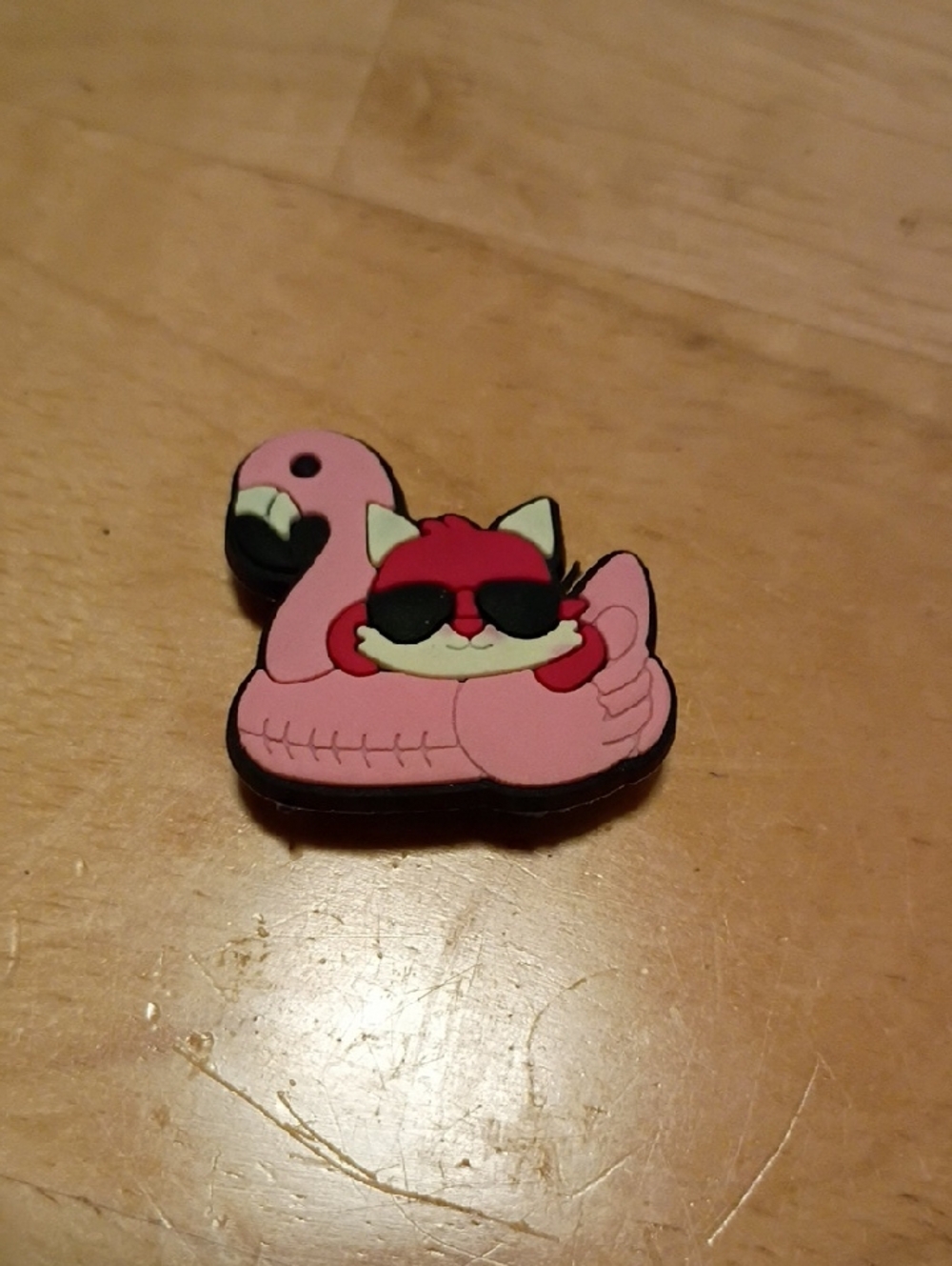 10 for $10 Jibbitz Croc Charms - Fox On Flamingo Floaty 3 - New Shoe Charms